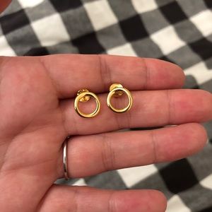 Silpada Karma Earrings Gold
